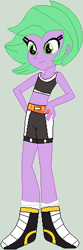 Size: 158x477 | Tagged: safe, artist:jadeharmony, artist:jadethepegasus, imported from derpibooru, grape stem, equestria girls, equestria girls-ified, exeron fighters, martial arts kids, martial arts kids outfits