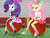 Size: 2816x2112 | Tagged: safe, artist:lavenderrain24, imported from derpibooru, fluttershy, rarity, human, equestria girls, clothes, converse, high res, shoes, space hopper