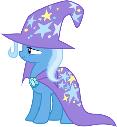 Size: 3000x3243 | Tagged: safe, artist:jeatz-axl, imported from derpibooru, trixie, pony, unicorn, brooch, cape, clothes, female, gem, hat, high res, jewelry, mare, simple background, smiling, solo, transparent background, trixie's brooch, trixie's cape, trixie's hat, vector
