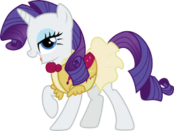 Size: 3973x3000 | Tagged: safe, artist:cloudy glow, artist:cloudyglow, imported from derpibooru, rarity, pony, unicorn, sweet and elite, .ai available, clothes, dress, female, frilly dress, high res, looking at you, raised hoof, simple background, solo, stupid sexy rarity, transparent background, vector