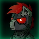 Size: 160x160 | Tagged: safe, artist:dipfanken, edit, edited screencap, imported from derpibooru, screencap, oc, oc only, pony, fallout equestria, game: fallout equestria: remains, armor, bust, enclave, enclave armor, solo