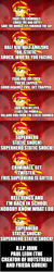 Size: 500x2516 | Tagged: safe, edit, edited screencap, imported from derpibooru, screencap, sunset shimmer, equestria girls, comic, in memoriam, rest in peace, screencap comic, singing, song reference, static shock