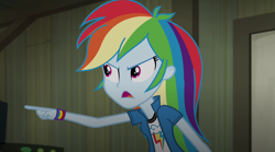 Size: 1280x714 | Tagged: safe, imported from derpibooru, screencap, rainbow dash, equestria girls, rainbow rocks, angry