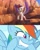 Size: 1831x2289 | Tagged: safe, edit, edited screencap, imported from derpibooru, screencap, rainbow dash, zipp storm, pegasus, pony, grannies gone wild, spoiler:my little pony: a new generation, 3d, comic, duo, duo female, faic, female, g5, high res, lip bite, mare, my little pony: a new generation, rainbow dash is best facemaker, raised hoof, screencap comic, touching face