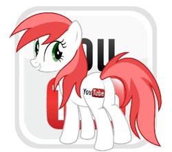 Size: 400x353 | Tagged: safe, imported from derpibooru, oc, oc only, pony, butt, plot, ponified, rule 85, solo, youtube