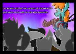 Size: 540x382 | Tagged: safe, artist:bronyscot, imported from derpibooru, oc, oc:nessie (bronyscot), earth pony, comic:the story of nessie, bagpipes, bronyscot, comic, earth pony oc