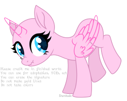 Size: 2819x2259 | Tagged: safe, artist:rioshi, artist:starshade, imported from derpibooru, oc, oc only, alicorn, pony, alicorn oc, base, eyelashes, female, high res, horn, mare, scrunchy face, simple background, smiling, solo, transparent background, wings