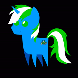 Size: 2310x2310 | Tagged: safe, artist:lincoln ks115, imported from derpibooru, oc, oc:igames, pony, unicorn, black background, high res, pointy ponies, simple background