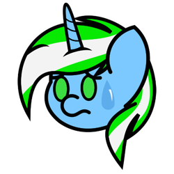 Size: 512x512 | Tagged: safe, artist:isaac_pony, imported from derpibooru, oc, oc:igames, emoji, sad, simple background, transparent background, worried