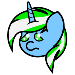 Size: 512x512 | Tagged: safe, artist:isaac_pony, imported from derpibooru, oc, oc:igames, emoji, sad, simple background, transparent background