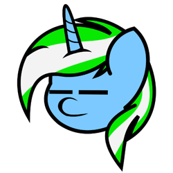 Size: 512x512 | Tagged: safe, artist:isaac_pony, imported from derpibooru, oc, oc:igames, bored, close eyes, emoji, eyes closed, simple background, transparent background