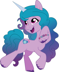 Size: 5507x6798 | Tagged: safe, artist:digimonlover101, artist:shootingstarsentry, imported from derpibooru, imported from ponybooru, izzy moonbow, pony, unicorn, absurd resolution, cloven hooves, cutie mark, female, g5, inkscape, mare, merchandise, open mouth, simple background, solo, transparent background, unshorn fetlocks, vector