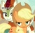 Size: 530x500 | Tagged: safe, edit, edited screencap, editor:professorventurer, imported from derpibooru, screencap, applejack, autumn blaze, earth pony, kirin, pony, season 8, sounds of silence, autumnjack, cropped, female, i like ya cut g, lesbian, mare, meme, out of context, shipping