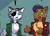 Size: 263x190 | Tagged: safe, artist:tonyfleecs, idw, imported from derpibooru, capper dapperpaws, chummer, abyssinian, anthro, cat, spoiler:comic, spoiler:comic97, chest fluff, season 10