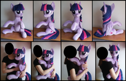 Size: 1671x1073 | Tagged: safe, artist:littlefairyswonders, imported from derpibooru, twilight sparkle, alicorn, human, pony, cute, female, holding a pony, hug, hugging a pony, irl, photo, plushie, smiling, twiabetes, twilight sparkle (alicorn)