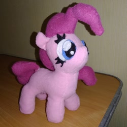Size: 1080x1080 | Tagged: safe, artist:jbond, imported from derpibooru, pinkie pie, earth pony, pony, female, handmade, irl, mare, photo, photography, plushie, solo
