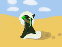 Size: 4384x3288 | Tagged: safe, artist:drakang, imported from derpibooru, oc, earth pony, pony, desert, male, mask, stallion