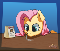 Size: 4200x3600 | Tagged: safe, artist:r5on11c, imported from derpibooru, fluttershy, pegasus, pony, bag, cute, dollar, drugs, female, flutterhigh, high, ketamine, mare, snorting, solo, table