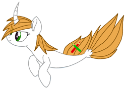 Size: 714x510 | Tagged: safe, artist:agdapl, imported from derpibooru, oc, oc only, seapony (g4), base used, curved horn, eyelashes, female, horn, simple background, solo, white background