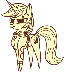 Size: 494x562 | Tagged: safe, artist:pegasski, imported from derpibooru, oc, oc only, oc:novella fiction, pony, unicorn, base used, clothes, eyelashes, female, frown, haycartes' method, horn, mare, simple background, solo, transparent background, unicorn oc