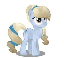 Size: 2092x1936 | Tagged: safe, artist:angalalove, imported from derpibooru, oc, oc only, unnamed oc, crystal pony, braid, broom, crystal heart, gradient mane, gradient tail, hairband, looking up, shadow, simple background, smiling, tail, transparent background