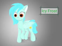 Size: 2780x2064 | Tagged: safe, artist:acid, artist:edenpegasus, imported from derpibooru, oc, oc only, oc:icy frost, pegasus, pony, female, high res, mare, pegasus oc, solo, wings