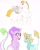 Size: 2294x2881 | Tagged: safe, artist:dodiejinx, imported from derpibooru, bulk biceps, oc, oc:champ, oc:fern, oc:lila dawn, dracony, dragon, hybrid, pegasus, pony, unicorn, colt, crush, father and child, father and daughter, female, filly, flying lesson, forked tongue, high res, interspecies offspring, magical gay spawn, male, missing cutie mark, no pupils, oc x oc, offspring, parent:bulk biceps, parent:fluttershy, parent:rarity, parent:snails, parent:snips, parent:spike, parents:flutterbulk, parents:snaps, parents:sparity, shipping, simple background, tongue out, vein, white background