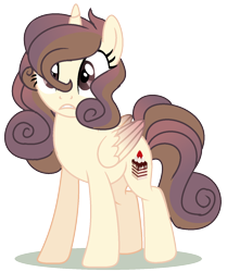 Size: 1194x1429 | Tagged: safe, artist:princess-kitsune-tsu, artist:venomous-cookietwt, imported from derpibooru, oc, oc only, alicorn, pony, base used, female, mare, offspring, parent:pound cake, parent:princess flurry heart, parents:poundflurry, simple background, solo, transparent background