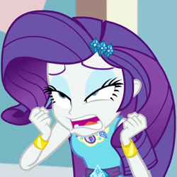 Size: 880x880 | Tagged: safe, imported from derpibooru, screencap, rarity, display of affection, equestria girls, equestria girls series, cropped, rarity peplum dress, solo