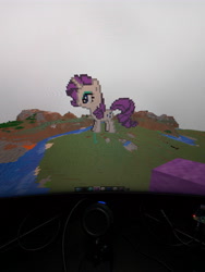 Size: 3120x4160 | Tagged: safe, imported from derpibooru, part of a set, rarity, pony, unicorn, female, high res, mare, minecraft, minecraft pixel art, pixel art, solo