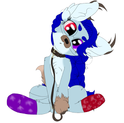 Size: 1217x1200 | Tagged: safe, artist:sajimex, imported from derpibooru, oc, oc only, oc:hajime, deer, pegasus, pony, antlers, clothes, female, furry, head tilt, reference used, simple background, socks, transparent background