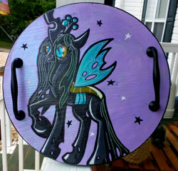 Size: 1998x1920 | Tagged: safe, artist:annuthecatgirl, imported from derpibooru, queen chrysalis, changeling, changeling queen, female, solo, traditional art