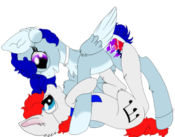 Size: 1019x800 | Tagged: safe, artist:sajimex, imported from derpibooru, oc, oc only, oc:apex soundwave, oc:hajime, earth pony, pegasus, clothes, collar, cute, female, fluffy, glasses, glomp, male, mare, reference used, scarf, shipping, simple background, stallion, tackle hug, transparent background