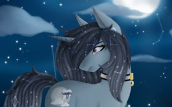 Size: 1280x800 | Tagged: safe, artist:okimichan, imported from derpibooru, oc, oc only, oc:moonheart, pony, unicorn, female, mare, solo