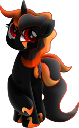 Size: 3229x5222 | Tagged: safe, artist:lincolnbrewsterfan, derpibooru exclusive, imported from derpibooru, pony of shadows, oc, oc only, oc:harvestside, alicorn, hybrid, pony, shadow pony, fallout equestria, fallout equestria: project horizons, my little pony: the movie, .svg available, absurd resolution, alicorn oc, black, body markings, colored pupils, crossed hooves, crossed legs, cute, cute face, cute smile, cuteness overload, descendant, facial markings, fanfic art, folded wings, gradient mane, gradient tail, gray, headcanon in the description, horn, hybrid oc, inkscape, insignia, looking up, markings, movie accurate, ocbetes, offspring, orange (color), parent:boo, parent:stygian, parents:canon x oc, profile, red eyes, red eyes take warning, shadow alicorn, smiling, solo, svg, two toned mane, two toned tail, two toned wings, vector, wings