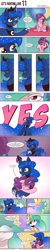 Size: 1300x6526 | Tagged: safe, artist:saturdaymorningproj, imported from derpibooru, princess celestia, princess luna, sugar belle, alicorn, pony, unicorn, comic:let's fighting love, boxing, boxing gloves, celestia is not amused, comic, dialogue, fight, hoof shoes, horn, magic, speech bubble, sports, telekinesis, unamused