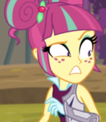 Size: 537x618 | Tagged: safe, imported from derpibooru, screencap, sour sweet, equestria girls, friendship games, cropped, female, sleeveless, solo