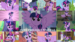 Size: 1280x719 | Tagged: safe, edit, edited screencap, editor:quoterific, imported from derpibooru, screencap, twilight sparkle, alicorn, pony, unicorn, a health of information, a royal problem, castle mane-ia, look before you sleep, no second prances, one bad apple, princess spike (episode), season 1, season 4, season 5, season 6, season 8, surf and/or turf, sweet and elite, the times they are a changeling, three's a crowd, top bolt, twilight's kingdom, yakity-sax, spoiler:s08, book, book nest, chef's hat, cute, eye shimmer, female, floppy ears, glowing horn, golden oaks library, hat, horn, magic, magic aura, messy mane, reading, sleeping, sleepy, solo, starry eyes, twiabetes, twilight sparkle (alicorn), twilight's castle, unicorn twilight, wingding eyes