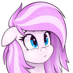 Size: 860x860 | Tagged: safe, artist:earth_pony_colds, imported from derpibooru, oc, oc only, oc:cherry bloom, earth pony, pony, bust, cute, earth pony oc, female, mare, portrait, simple background, solo, transparent background