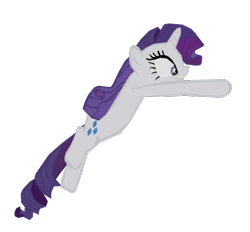 Size: 478x443 | Tagged: safe, artist:benpictures1, imported from ponybooru, rarity, unicorn, power ponies (episode), cute, gritted teeth, inkscape, raribetes, vector