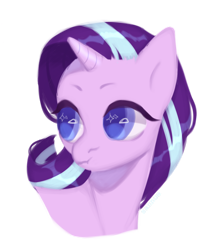 Size: 1280x1511 | Tagged: safe, artist:sannoe, imported from derpibooru, starlight glimmer, pony, unicorn, bust, portrait, solo