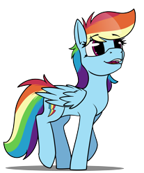 Size: 3800x4600 | Tagged: safe, artist:dacaoo, imported from derpibooru, rainbow dash, pegasus, pony, female, mare, open mouth, simple background, smiling, solo, transparent background