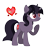 Size: 4752x4752 | Tagged: safe, artist:gallantserver, imported from derpibooru, oc, oc only, oc:heartstone pie, pony, unicorn, absurd resolution, female, mare, offspring, parent:king sombra, parent:maud pie, simple background, solo, transparent background