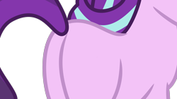 Size: 4000x2249 | Tagged: safe, artist:sapphire-beauty0, edit, edited screencap, imported from derpibooru, screencap, starlight glimmer, pony, unicorn, season 5, the cutie map, blank flank, butt, butt focus, butt only, female, flank, glimmer glutes, plot, s5 starlight, simple background, solo, transparent background, vector