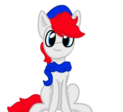 Size: 1188x1080 | Tagged: safe, artist:hollytamale, imported from derpibooru, oc, oc only, oc:apex soundwave, earth pony, pony, beanie, clothes, hat, looking at you, male, scarf, simple background, solo, stallion, transparent background