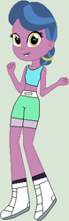 Size: 146x466 | Tagged: safe, artist:jadeharmony, artist:jadethepegasus, imported from derpibooru, little violet, equestria girls, equestria girls-ified, exeron fighters, martial arts kids, martial arts kids outfits