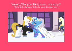 Size: 1280x915 | Tagged: safe, artist:mactavish1996, artist:themexicanpunisher, imported from derpibooru, prince blueblood, trixie, bluetrix, blushing, female, kissing, male, meme, shipping, straight