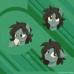 Size: 1600x1600 | Tagged: safe, artist:willoillo, imported from derpibooru, oc, oc only, oc:clear head, pegasus, pony, commission, emote sheet, emotes, pegasus oc, wings