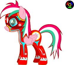 Size: 2585x2275 | Tagged: safe, artist:kyoshyu, imported from derpibooru, oc, oc only, oc:shuri cane, pegasus, pony, clothes, female, flight suit, high res, mare, simple background, solo, transparent background