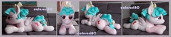 Size: 10688x2352 | Tagged: safe, artist:calusariac, imported from derpibooru, cozy glow, pony, irl, life size, photo, plushie, solo